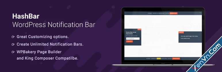 HashBar Pro - WordPress Notification Bar.webp