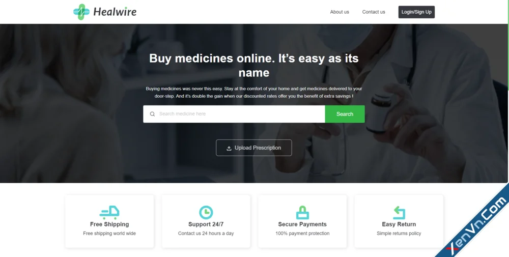 Healwire - Online Pharmacy - PHP Script.webp