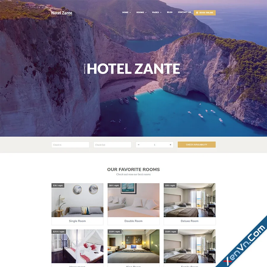 Hotel Zante - Wordpress Theme-2.webp