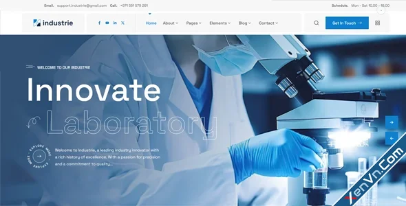 Industrie - Factory & Industry WordPress Theme-1.webp