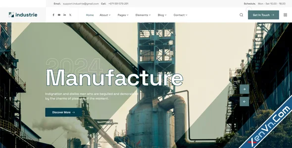 Industrie - Factory & Industry WordPress Theme-2.webp