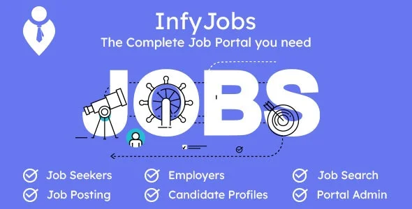 InfyJobs - Laravel Job Portal Script with Website.webp