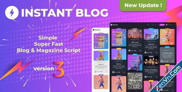 Instant Blog - Fast & Simple Blog Php Script.webp