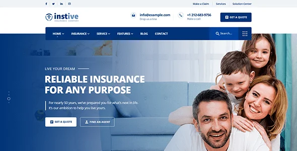 Instive - Insurance WordPress Theme-2.webp