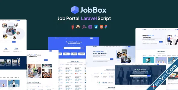 JobBox - Laravel Job Portal Multilingual System.webp