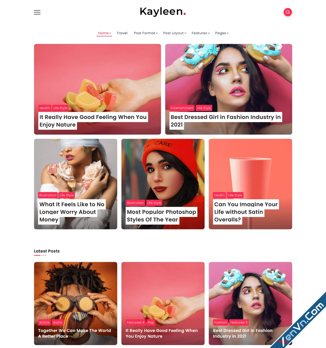 Kayleen - Blog & Magazine WordPress Theme-1.webp