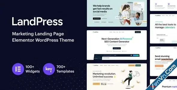 LandPress - Marketing Landing Page Elementor WordPress Theme.webp