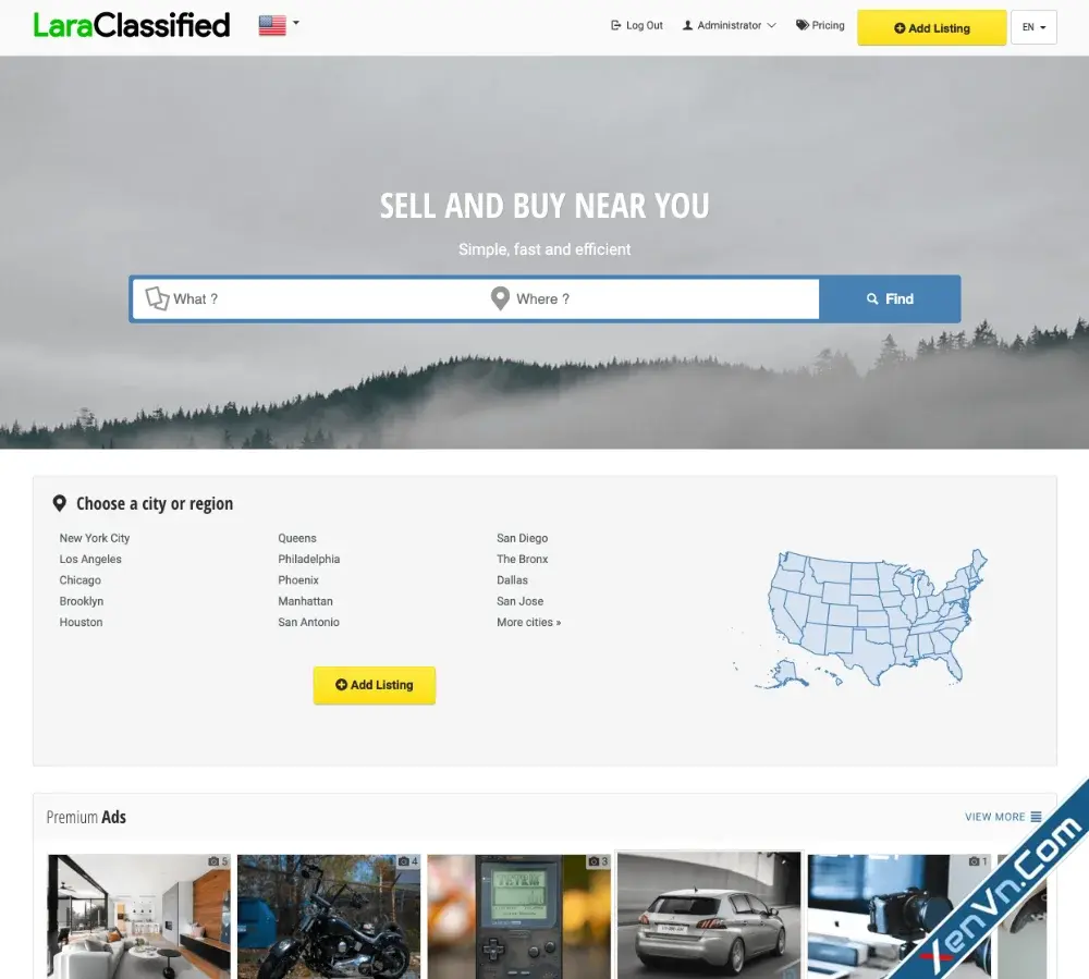 LaraClassifier - Classified Ads Web Application-1.webp