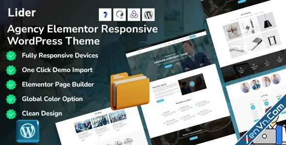 Lider - Agency, Corporate and Multipurpose WordPress Elementor Theme.webp