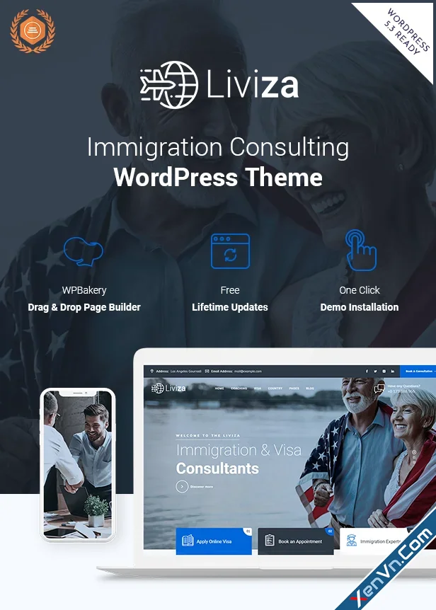 Liviza - Immigration Consulting WordPress Theme-1.webp