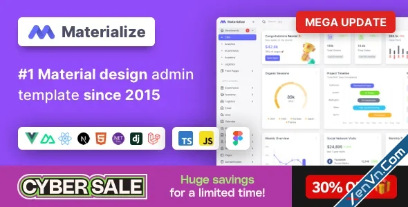 Materialize - Material Design Admin Template.webp