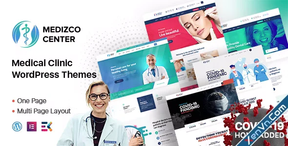 Medizco - Medical Health & Dental Care Clinic WordPress Theme.webp