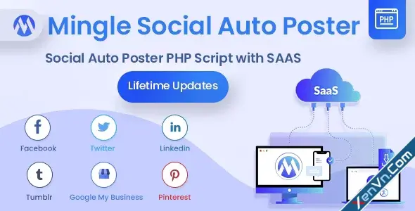 Mingle SAAS - Social Auto Poster & Scheduler PHP Script.webp