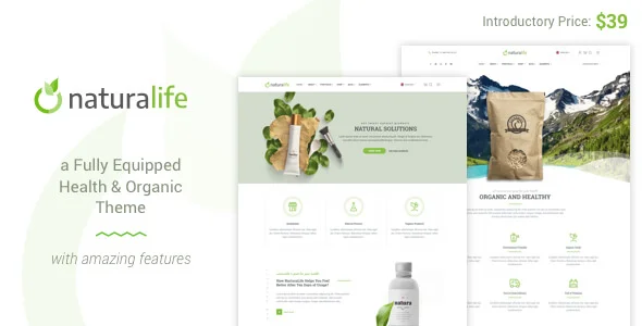 NaturaLife - WordPress Health Website Template.webp