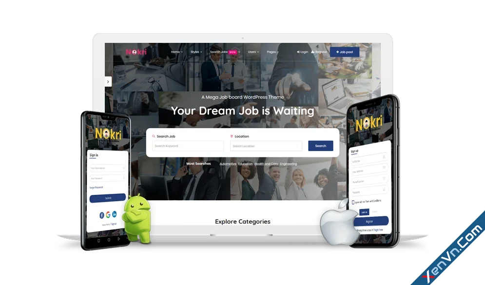 Nokri - Job Board WordPress Theme.webp