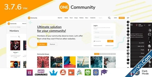 OneCommunity - BuddyPress Membership Theme.webp