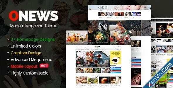 ONews - Modern Newspaper & Magazine Theme WordPress.webp