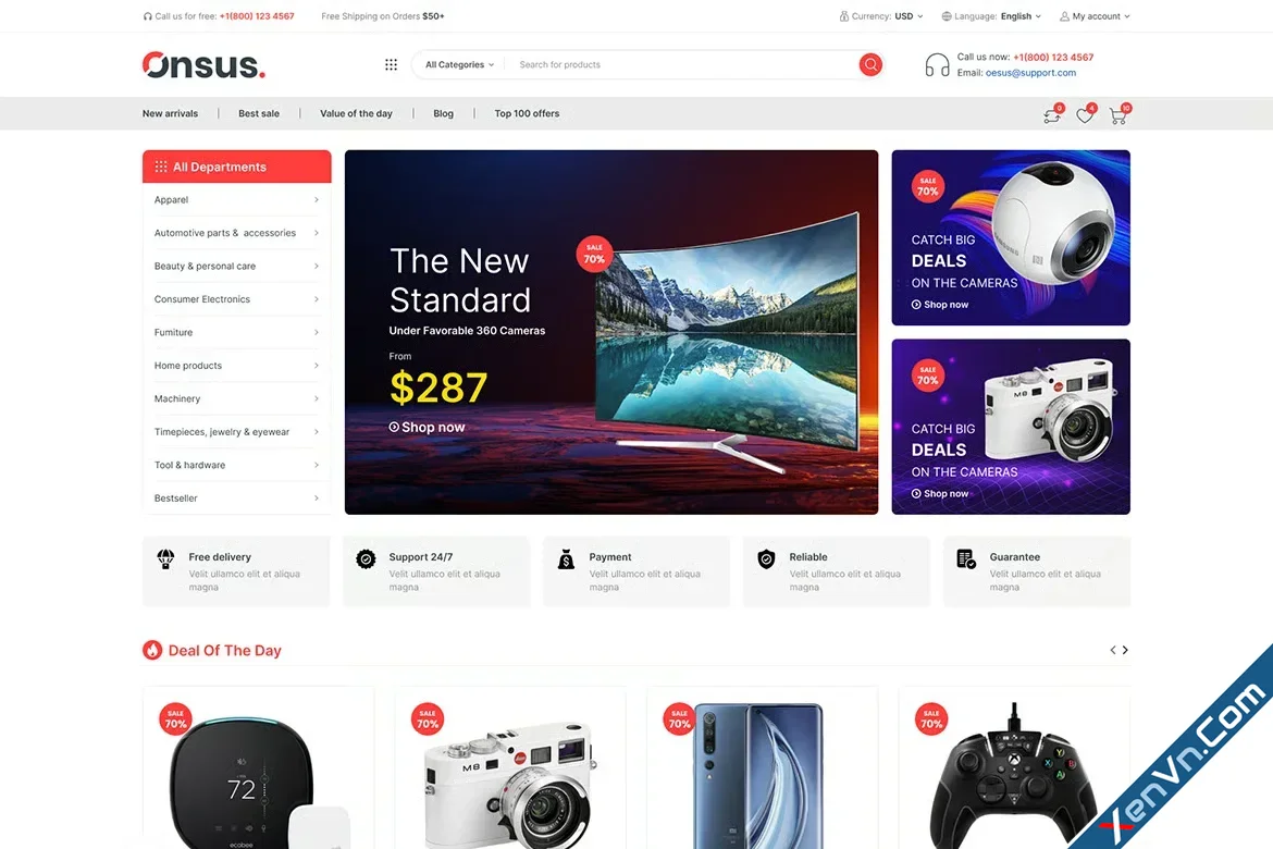 Onsus - Electronics E-commerce WordPress Theme.webp
