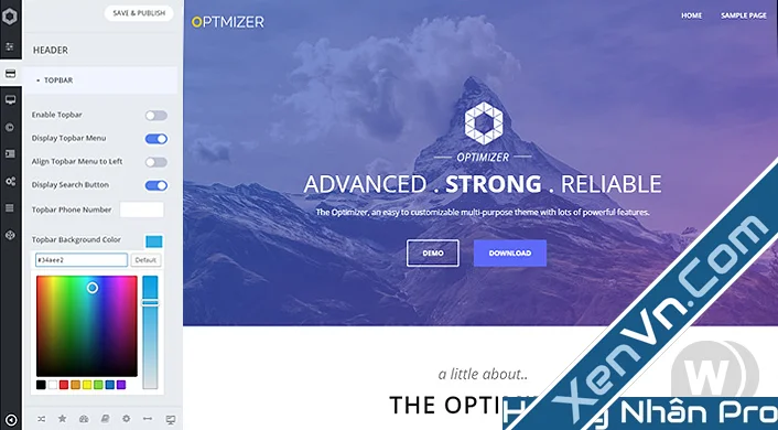 Optimizer PRO - Multipurpose WP Theme - 0.7.6 | XenVn.Com