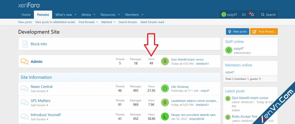 [OzzModz] Forum View Count - Xenforo 2.webp