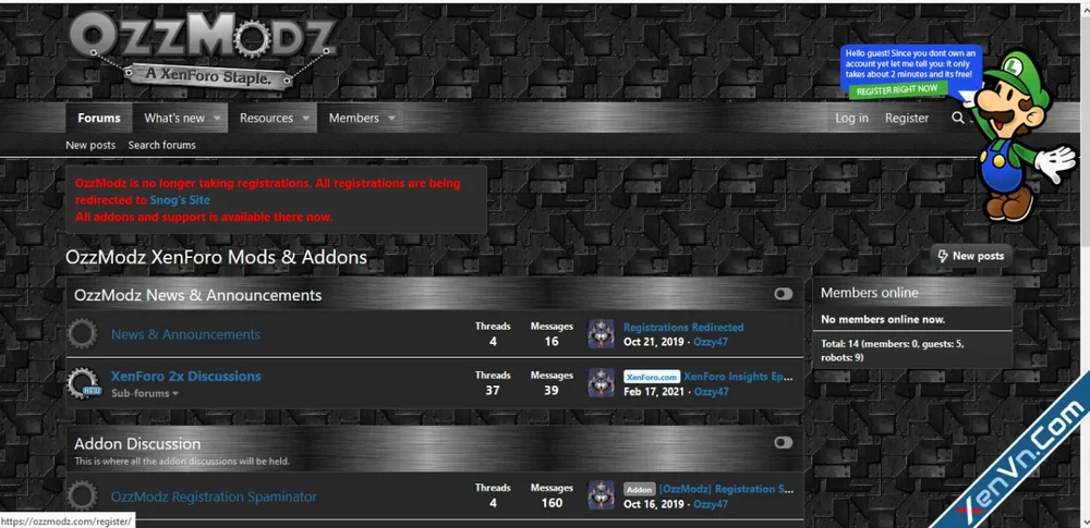 [OzzModz] Nag Guests To Register - Xenforo 2.webp