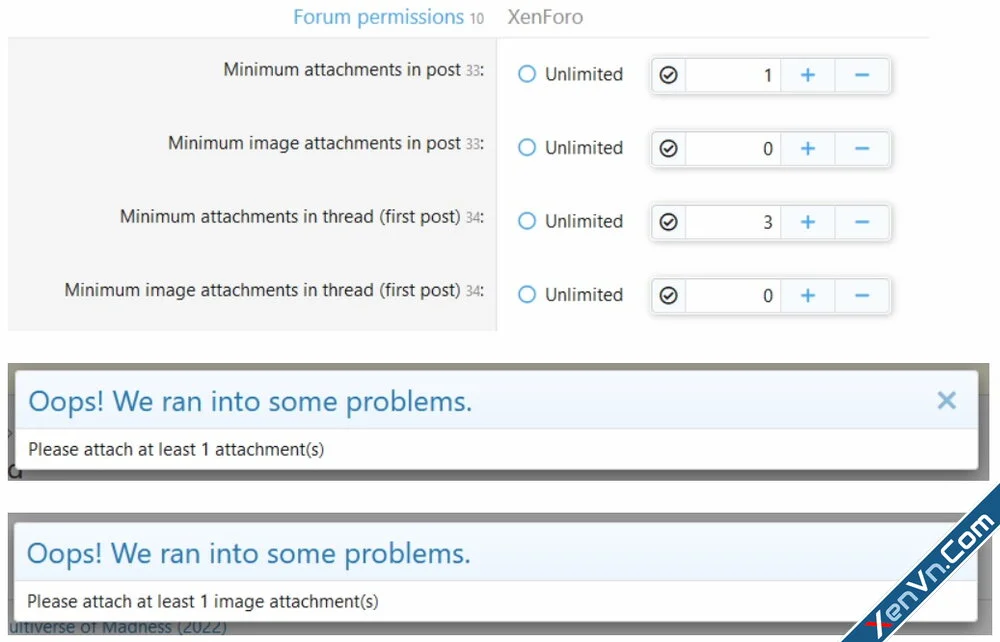 [OzzModz] Post Attachments Min Count Permission - XF2.webp