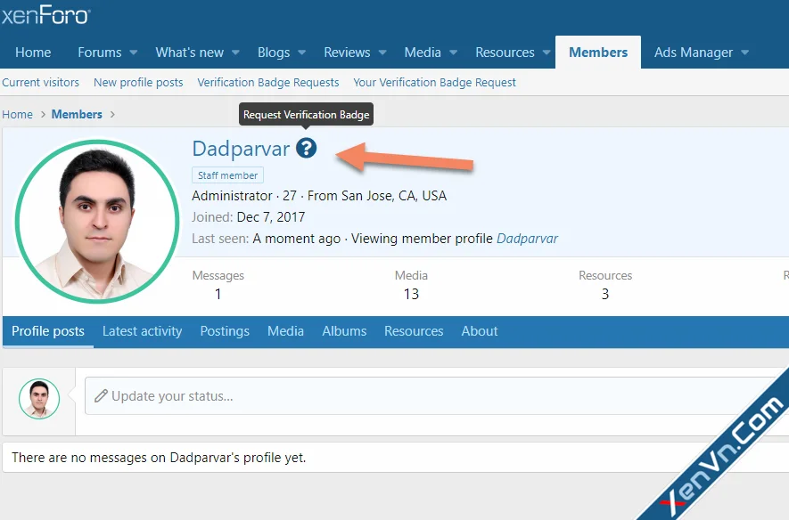 [ozzmodz] Verification Badge - Xenforo 2 - 2.2.1 