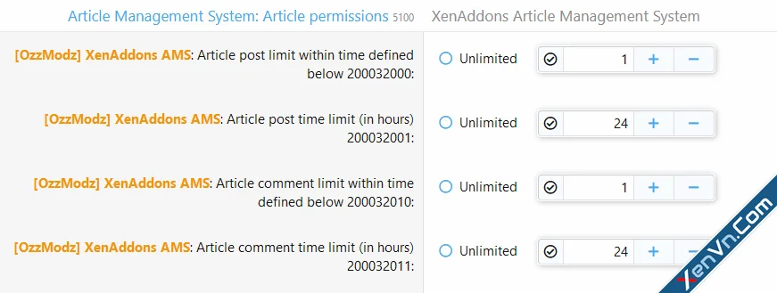[OzzModz] XenAddons AMS - Post Limit - Xenforo 2.webp