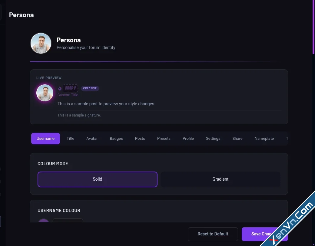 Persona - Personalise Your Forum Identity - Xenforo 2.webp