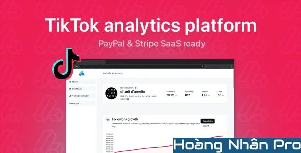 phpStatistics - TikTok Analytics Platform (SAAS Ready).webp