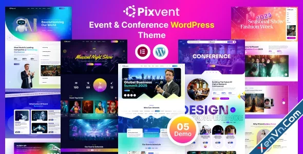 Pixvent - Event and Conference WordPress Theme.webp