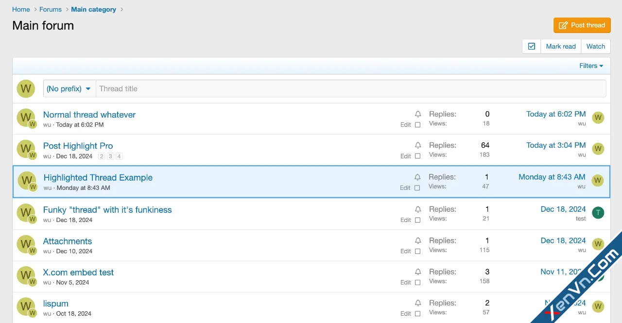 Post & Thread Highlight Pro - Xenforo 2-2.webp