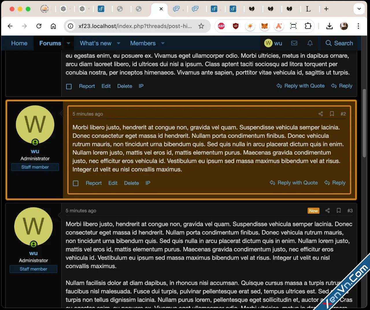 Post & Thread Highlight Pro - Xenforo 2.webp
