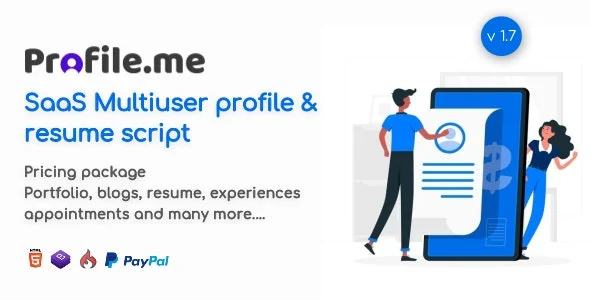 Profile.me - Saas Multiuser Profile & Resume Script.webp