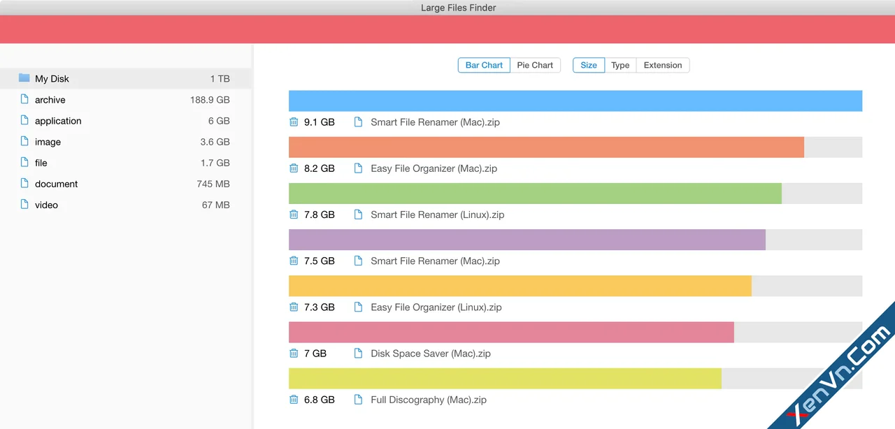 Qiplex Large Files Finder - Find and delete large files easily.webp