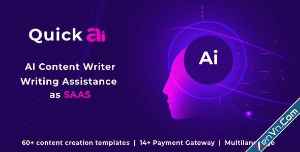 QuickAI OpenAI - AI Writing Assistant and Content Creator as SaaS.webp