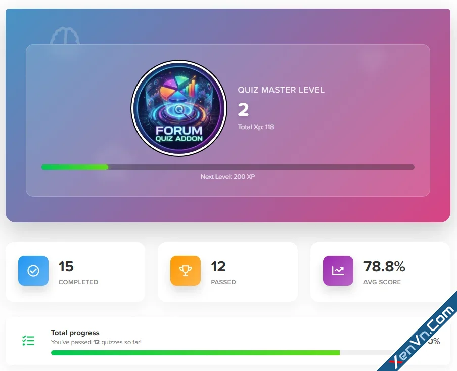 Quiz System PRO - Gamification, Analytics, Certificate & User Engagement - XF2.webp