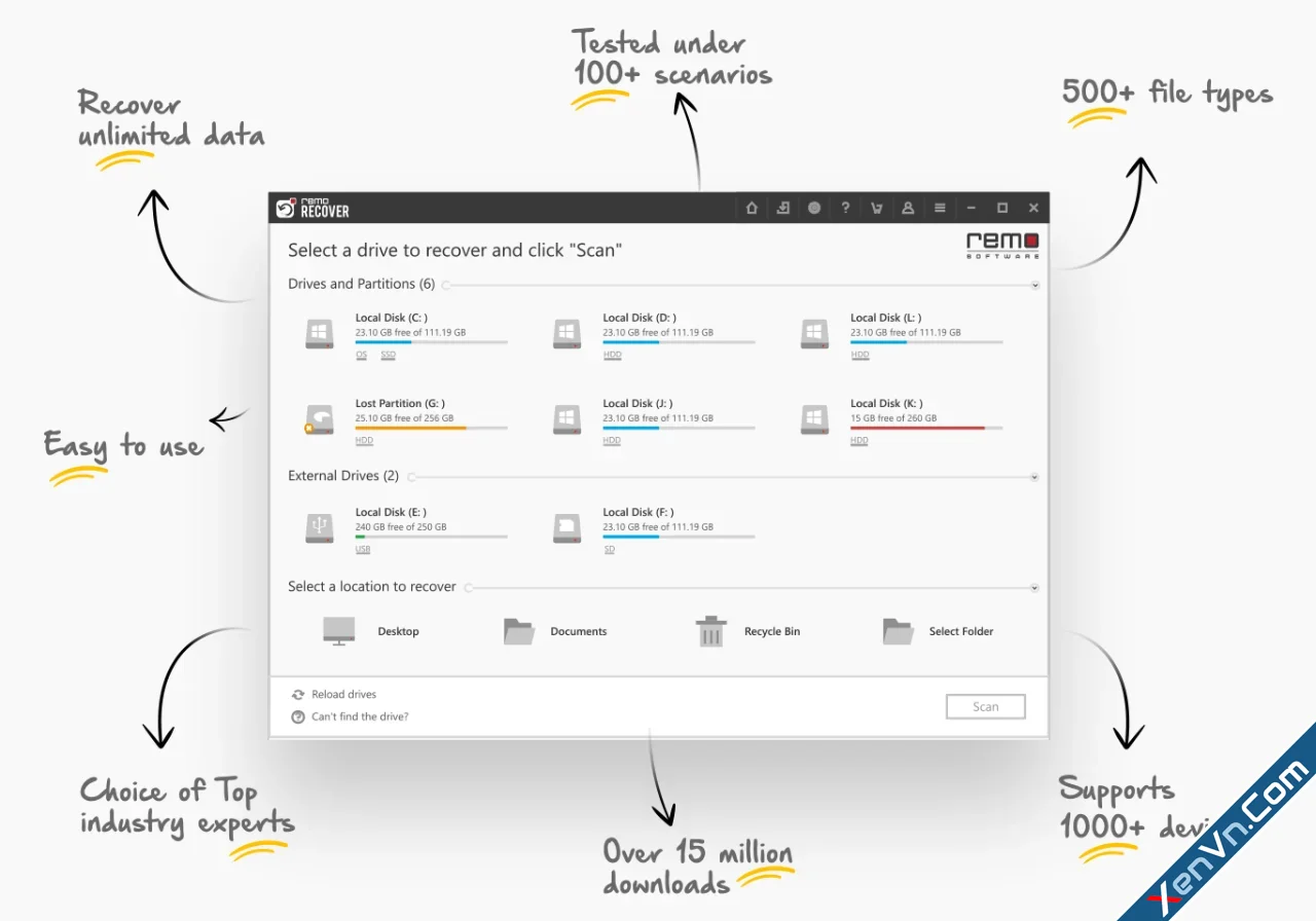 Remo Recover Windows - Data Recovery Software for Windows.webp