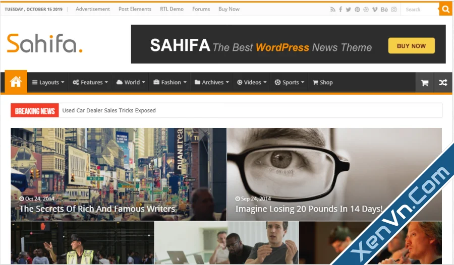 Sahifa - WooCommerce News - Blog WordPress Template.webp
