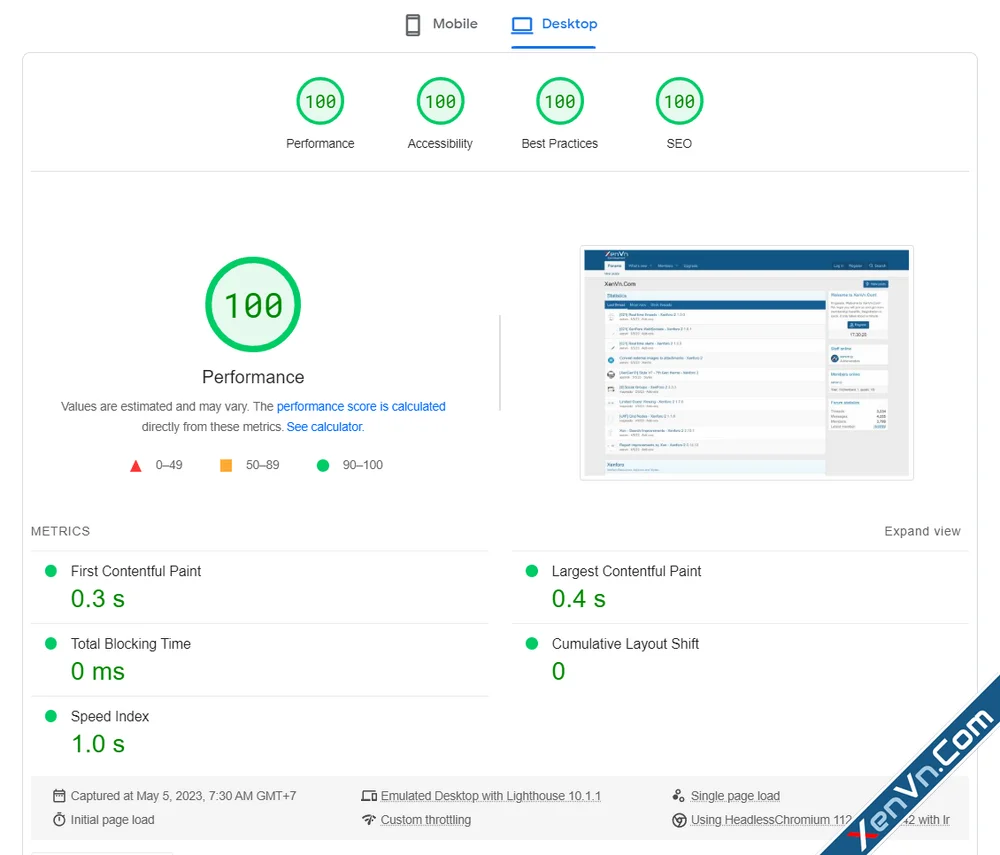 Score 100 on Google PageSpeed Insights with Xenoro 2-Desktop.webp