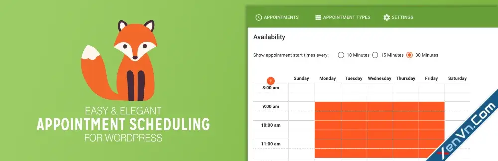 Simply Schedule Appointments Booking - Wordpress Plugin.webp