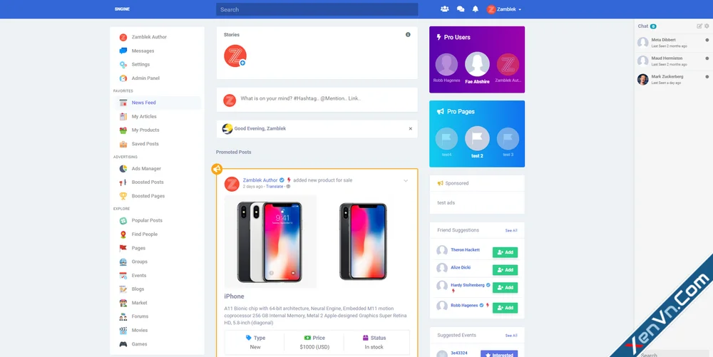 Sngine - The Ultimate PHP Social Network Platform-2.png