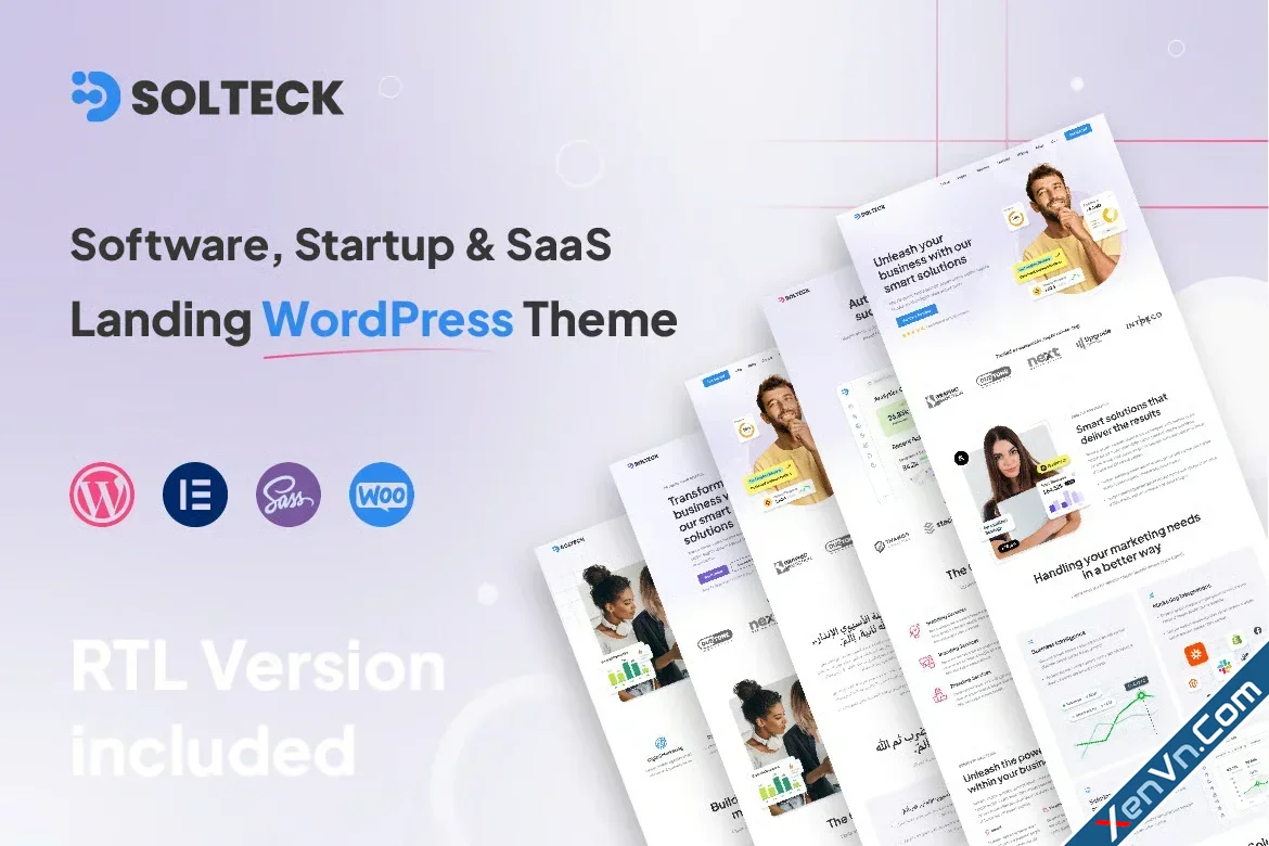 SolTeck - Software, Startup & SaaS Landing WordPre.webp
