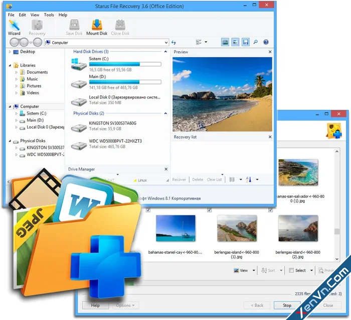 Starus Data Restore Pack - Data Recovery Software for HDDs, Memory Cards or USB drive.webp