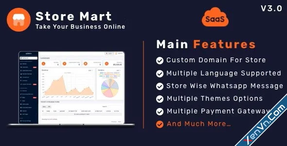 StoreMart SaaS - Online Product Selling SaaS Business Website Builder.webp
