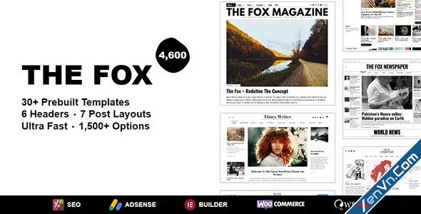 The Fox - Modern Magazine WordPress Theme.webp