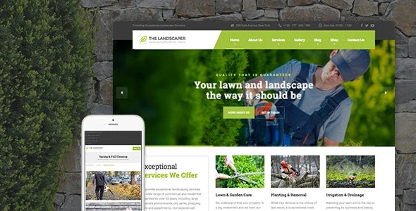 The Landscaper - Lawn & Landscaping WP Theme.webp