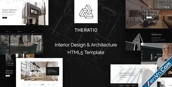 Theratio v10  İç Tasarım ve Mimarlık HTML5 Şablon Scripti  Theratio v10  Interior Design  Arc...webp