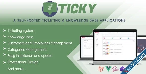 Ticky Helpdesk - Support Ticketing System & Knowledge base.webp