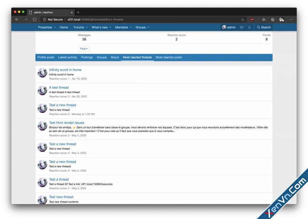 [tl] Most reacted threads, posts - Xenforo 2.webp